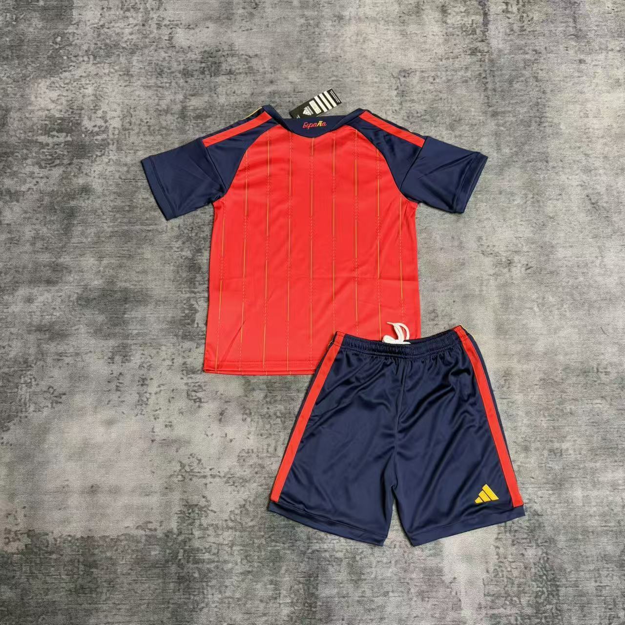 Spain National Team 2025/2026 Home Kids Kits - FootballSpirit
