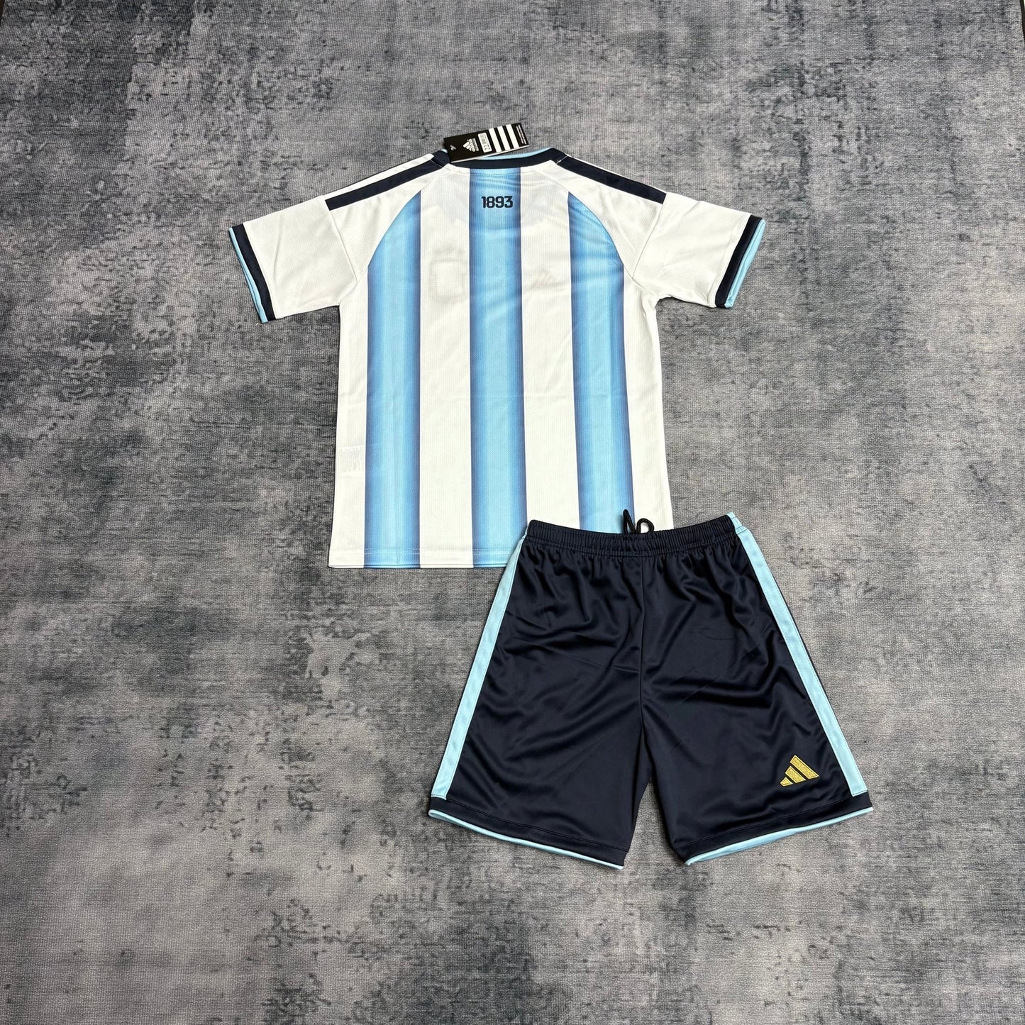 Argentina National Team 2025/2026 Home Kids Kits - FootballSpirit