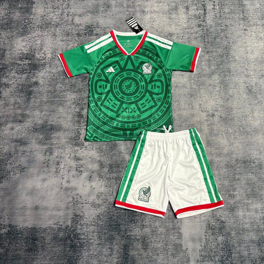 Mexico National Team 2025/2026 Home Kids Kits - FootballSpirit