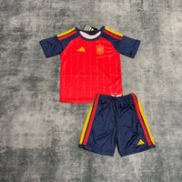 Spain National Team 2025/2026 Home Kids Kits - FootballSpirit